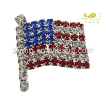 Rhinestone bunte Amercian Flaggenstift